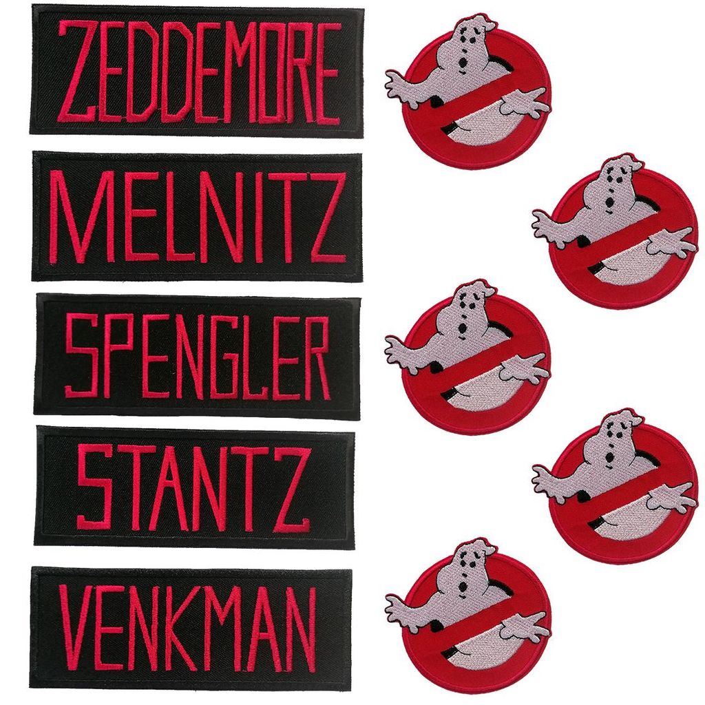 Ghostbuster Set 10 Stück Logo Film Stantz Venkman Melnitz Produktbild 