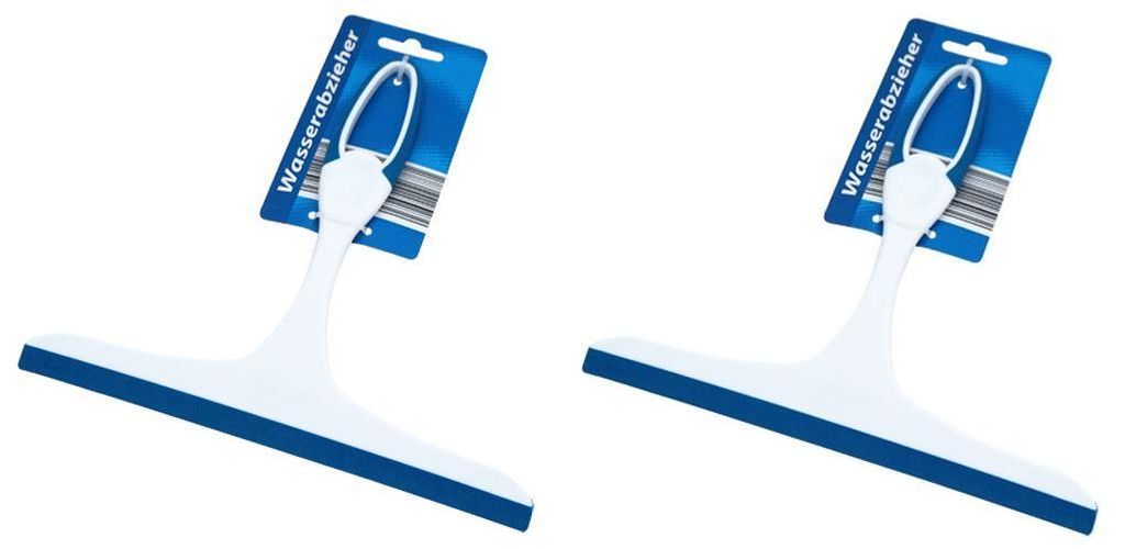 2x Wasserabzieher Flächentrockner Fensterabzieher Duschabzieher Glasabzieher