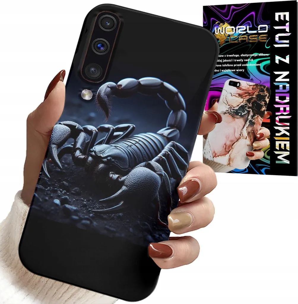 Custodia Per Samsung Galaxy A70 - Scorpione, Scorpioni + Pellicola Idrogel