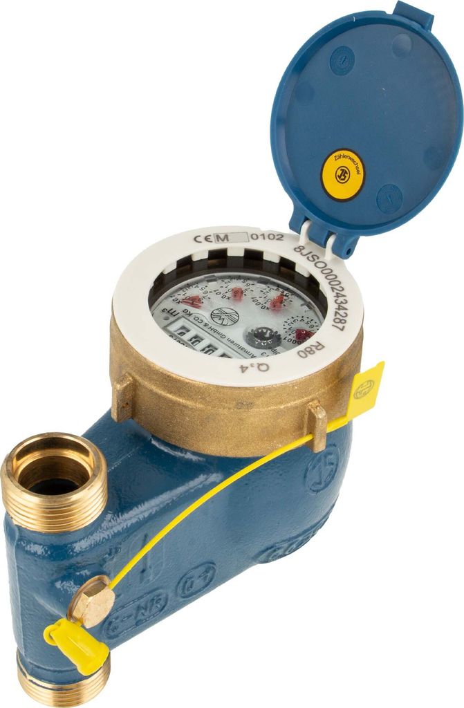 JS Steigrohr Hauswasserzähler MNRS 3/4 Zoll DN 20  Q3=4, Produktbild 