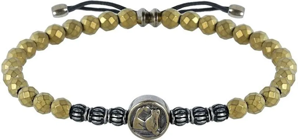 Bracelet Homme Sector VINTAGE en Cuir et Acier - Bijou Authentique Noir