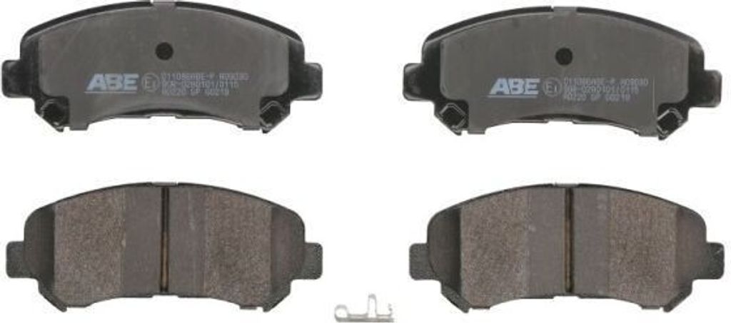 ABE Bremsbeläge Satz Vorne für NISSAN Qashqai / Qashqai +2 I (J10, NJ10) C11086ABE-P