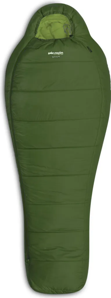 Sac de couchage de trekking Pinguin Spirit vert 185 cm pour la montagne