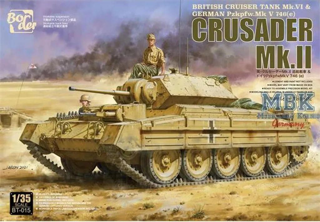 Modèle Réduit Char Crusader Mk.II pour Diorama Militaire Historique