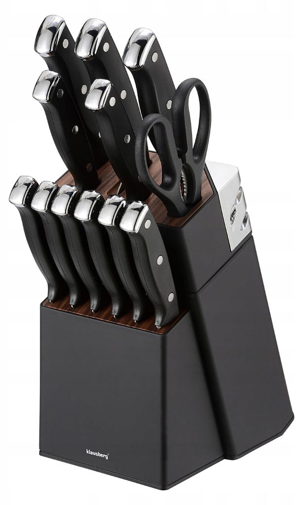 Sada nožov Klausberg KB 7985, 13 kusov, nehrdzavejúca oceľ, Obrázok produktu 