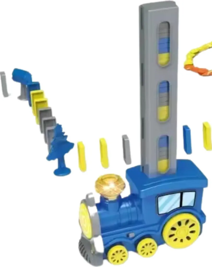 Trenino Domino STEM per Bambini: Locomotiva Automatica ad Alta Precisione - 5