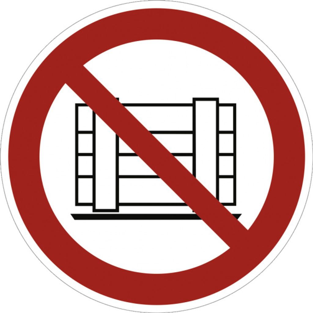 Dreifke Aufkleber (Folie) "Abstellen oder Lagern verboten", Ø20cm, Folie sel...