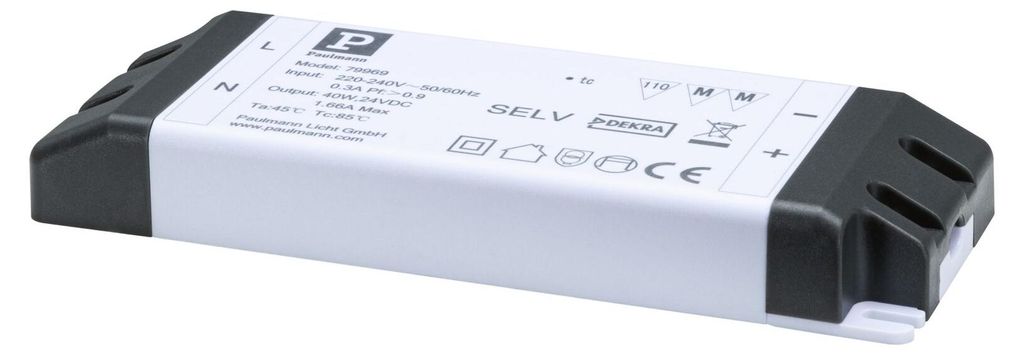 Pro Strip Power Supply Zubehör 230/24V 40VA Weiß