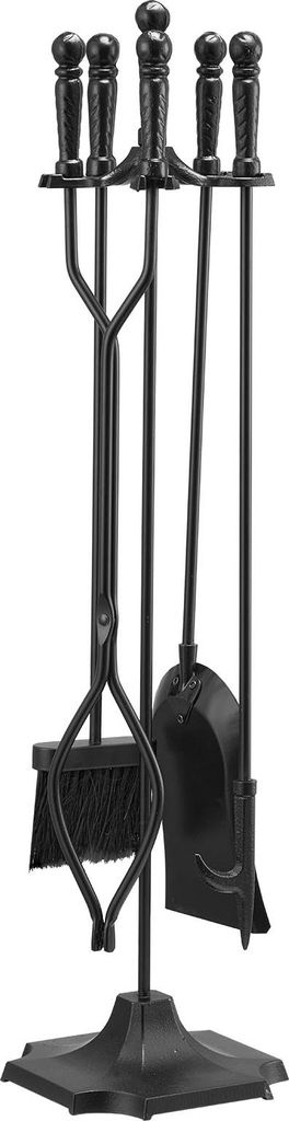 SucceBuy Kaminbesteck-Set, 5-teiliges Ofenwerkzeug-Set mit Produktbild 