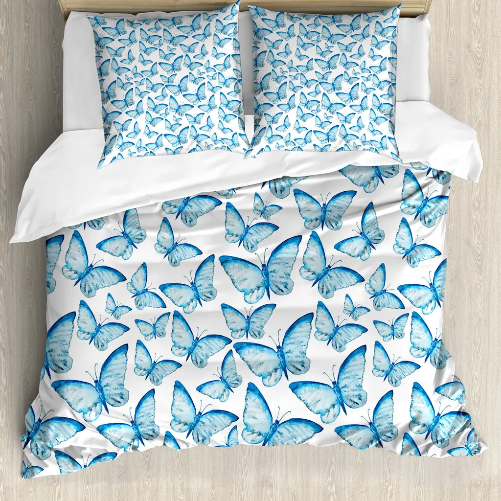 Copripiumino ABAKUHAUS Butterfly 200x200 - Set Letto Boho Anallergico