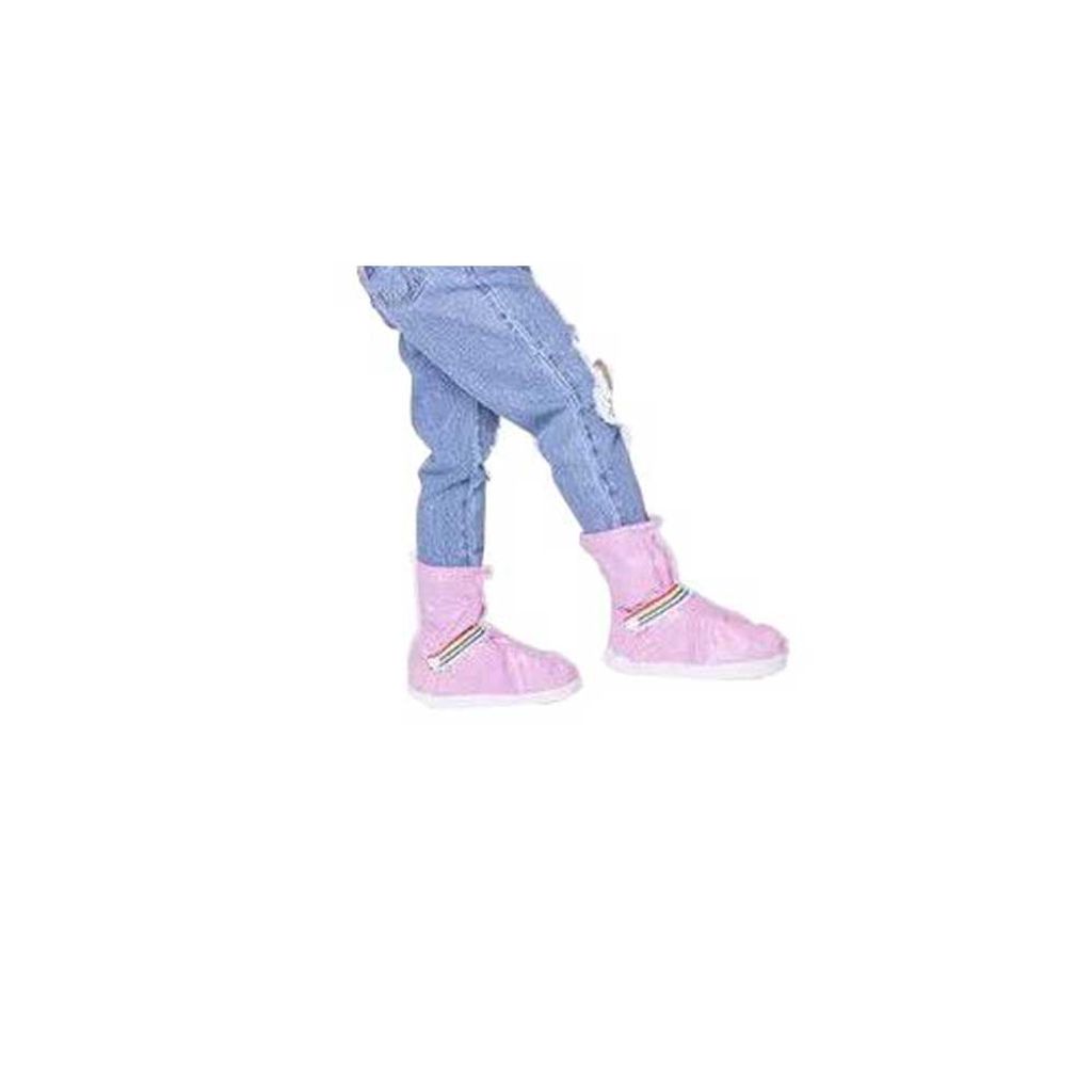 LA VAGUE RAIN DANCE - Überziehschuhe für Kinder mit Lasche ROSA Größe: L