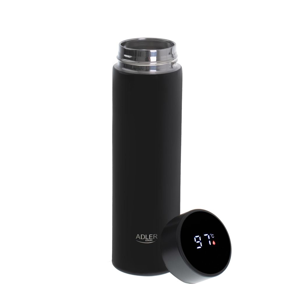Thermoskanne Met Led-Display, Adler Ad 4506Bk, Zwart Productafbeelding 