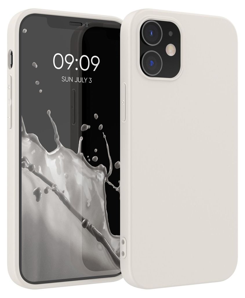 kwmobile Handyhülle für Apple iPhone 12 / iPhone 12 Pro Hülle - TPU Case - Kabelloses Laden - Schutzhülle Cover in Moon Glow