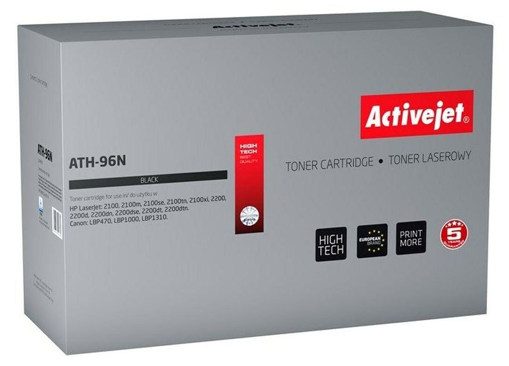 Activejet ATH-96N tonercartridge (vervangt HP 96A C4096A, Productafbeelding 