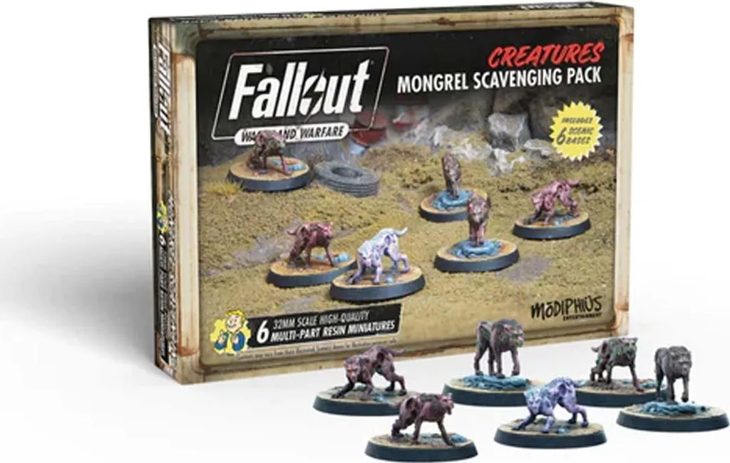 Kit Figurines Fallout Mongrel Scavenging Pack Détails Haute Précision