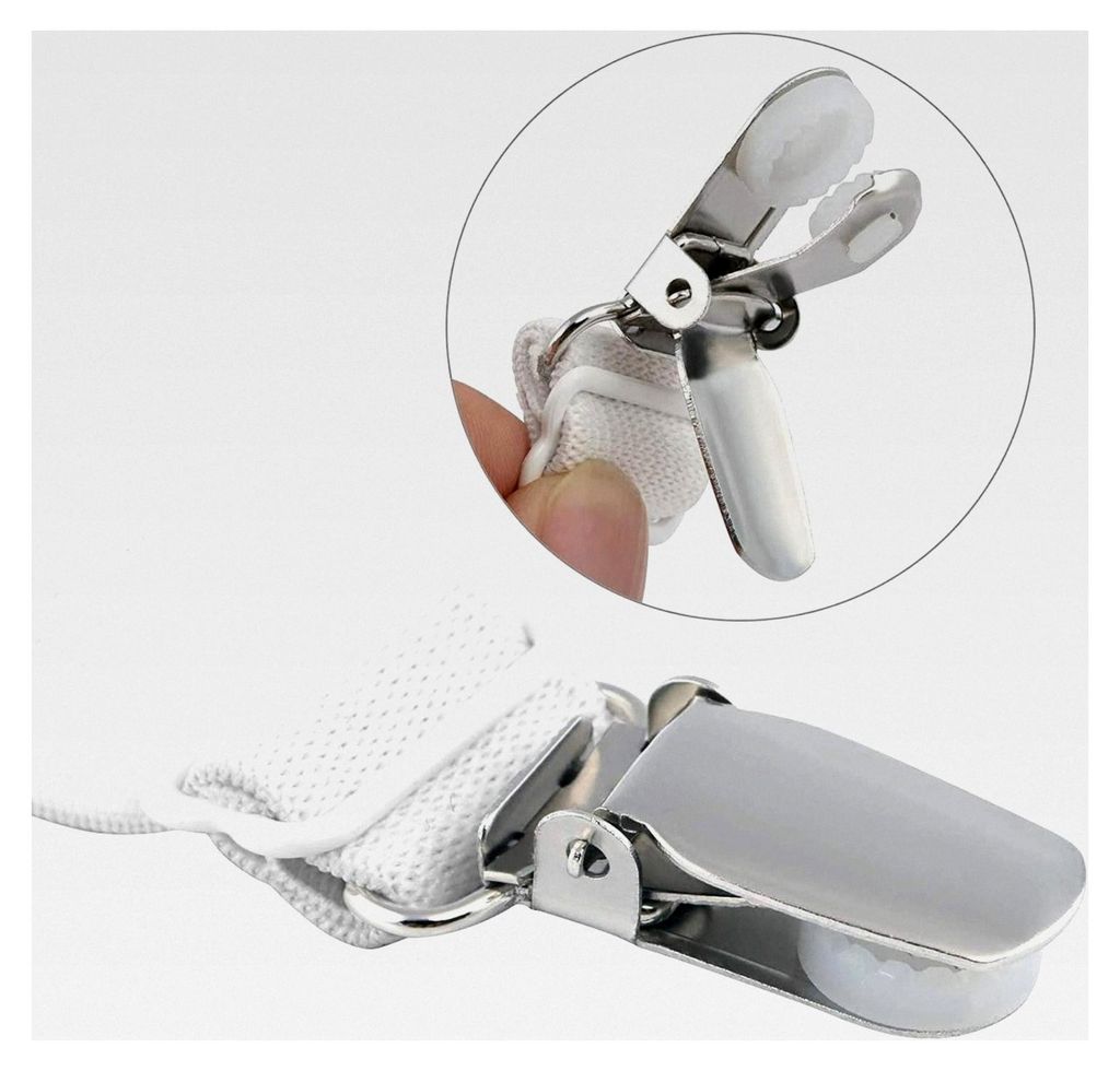 O-Kinee 8 Stück Verstellbare Bettlakenspanner mit Metallclips für Bettlaken, Matratzen, Bügelbretter oder Sofas