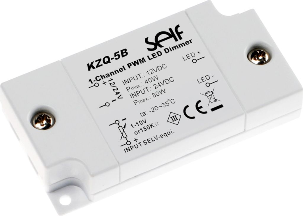 SELF KZQ-5B, DesktopnetzteilDimmer IP20 80W 24V 3A 1-10V