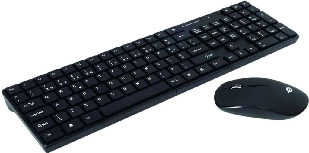Conceptronic ORAZIO01PT Ensemble Clavier et Souris sans Fil 2.4 GHz Noir