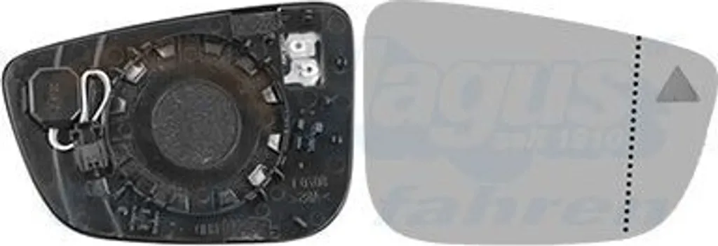 Glace de rétroviseur VAN WEZEL 0646838 droit 4 pôles pour BMW Série 3