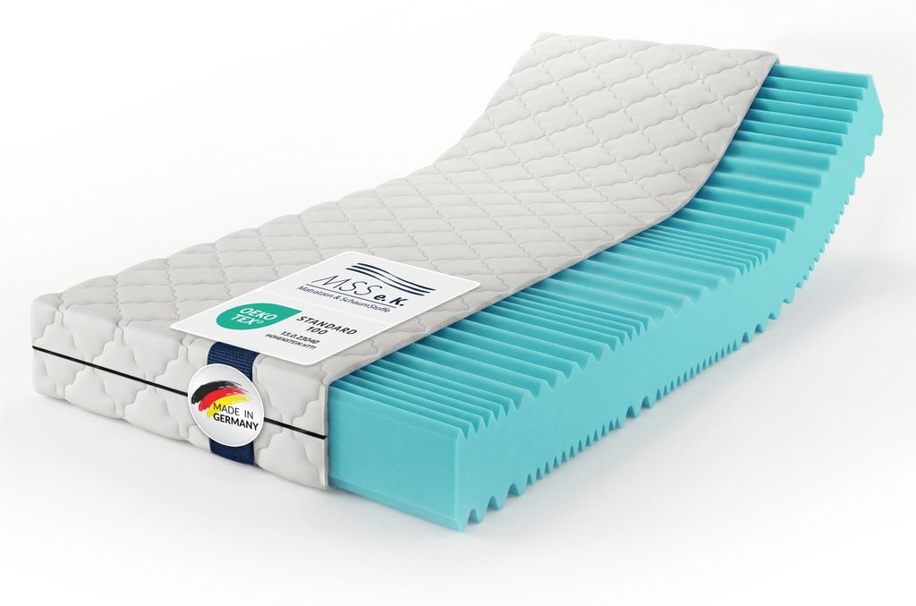 Aqua Deluxe - 7 Zonen Wellness Matratze - 140 x 200 cm | Produktbild 