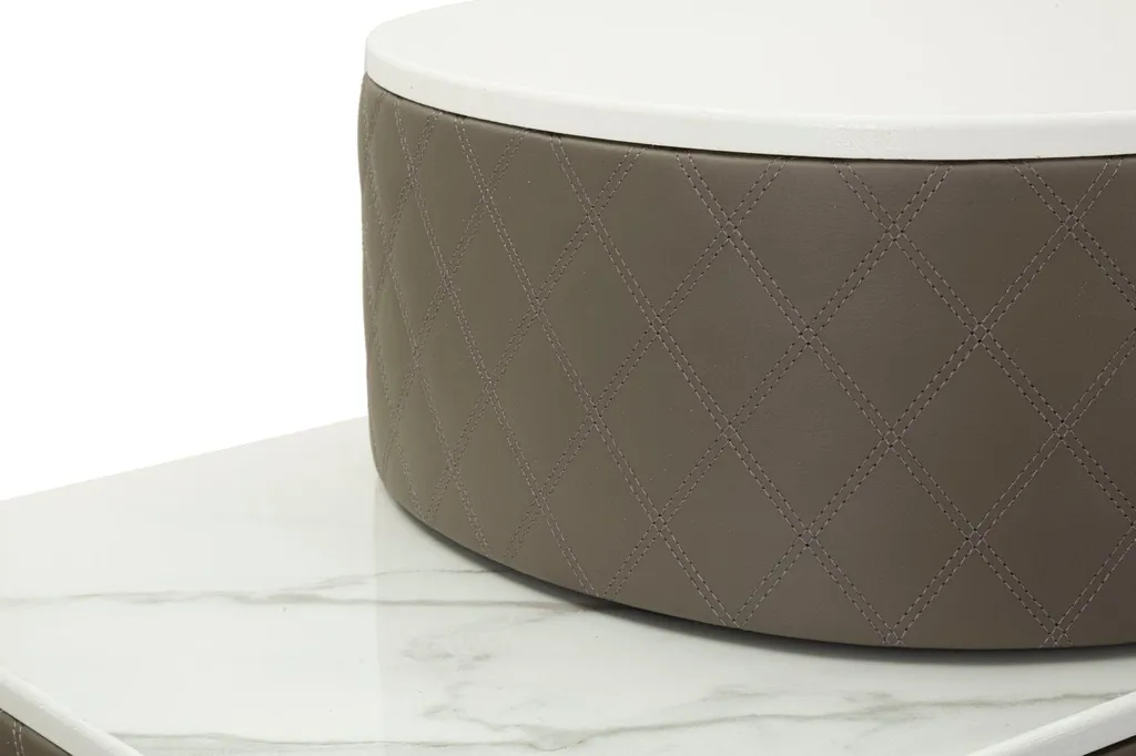 Console de hall d'entrée grise 120cm Sharon - Table d'appoint moderne