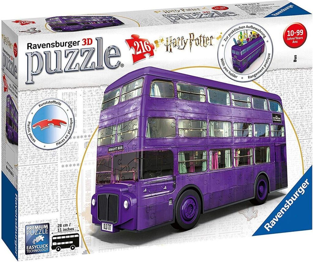 RAVENSBURGER 3D Puzzle "Harry Potter Knight Bus" Produktbild 17