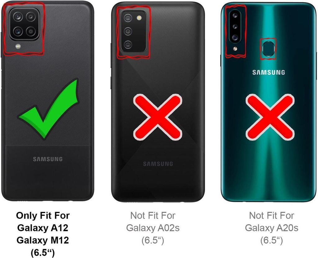Etui Book Case dla Samsung Galaxy A12 / M12 Etui Flip Cover Zdjęcie produktu 4