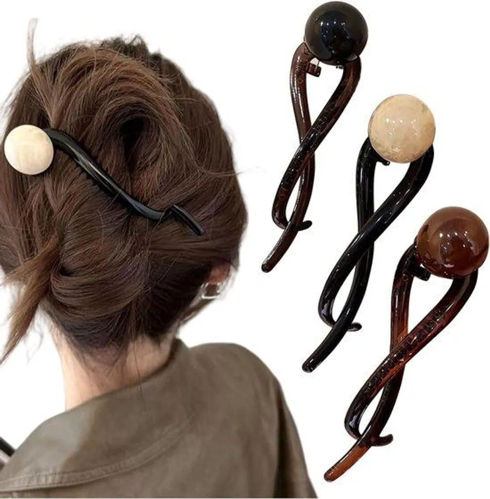 Barrettes perles antidérapantes : pinces multicolores haute tenue