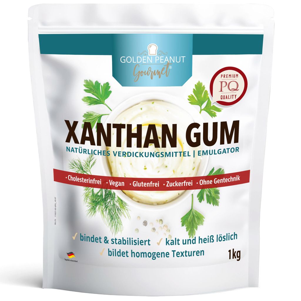 A product package for Xanthan Gum.