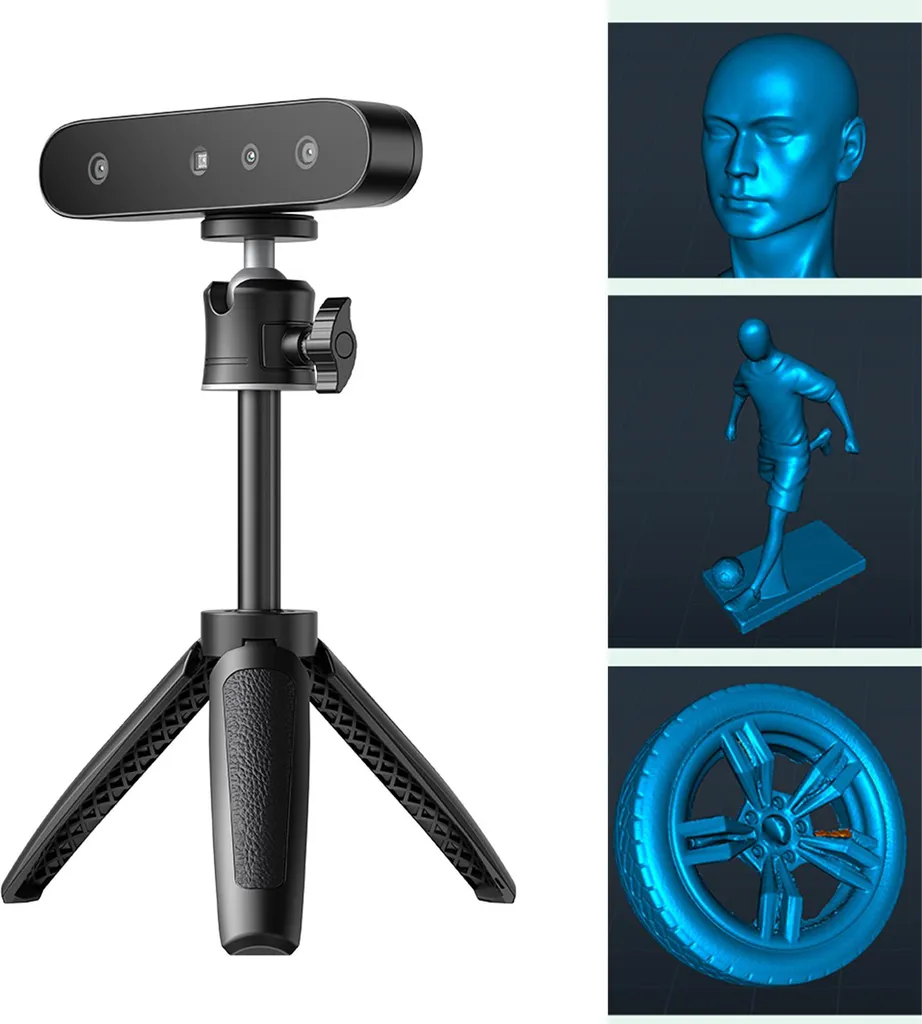 Scanner 3D de Bureau pour Modélisation CAO et Objets Noirs sans Reflet - 11