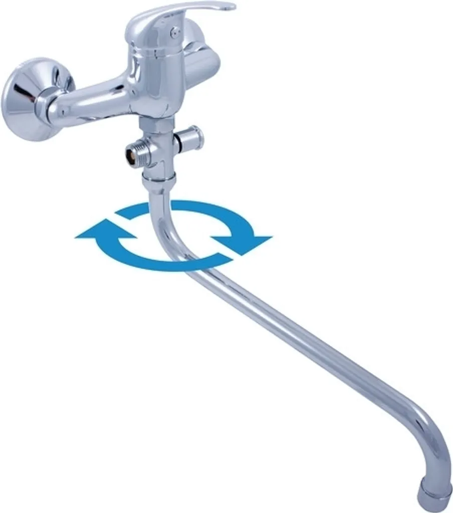 Slezák-RAV Rubinetto per vasca e lavabo Slezák RAV Sázava SA056 Colore: cromo, Dimensioni: 100 mm