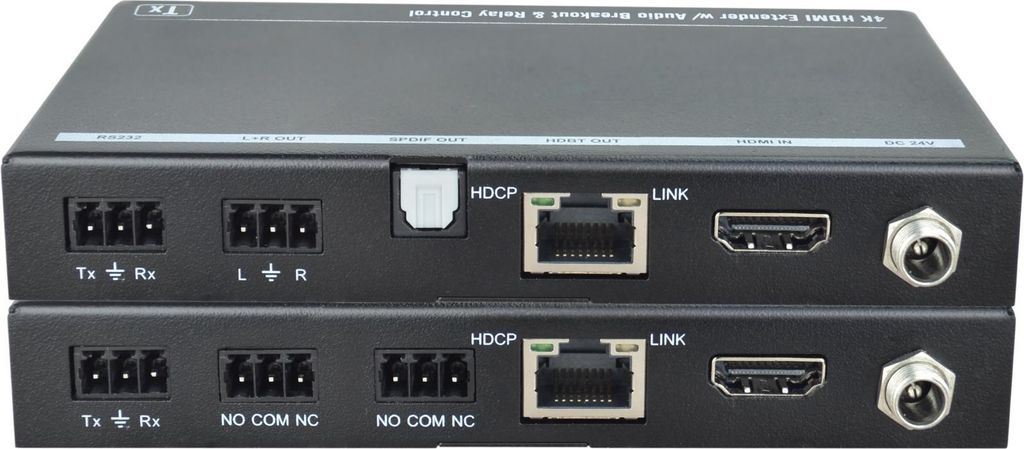 Vivolink VLHDMIEXT416, 4096 x 2160 Pixel, AV-Sender & -Empfänger, 70 m, Kabelgebunden, Schwarz