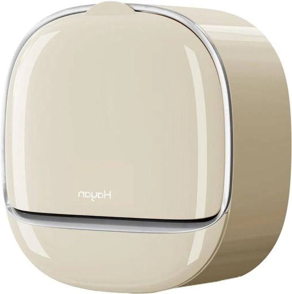 Porte-savon blanc à couvercle protecteur - Design épuré et robuste