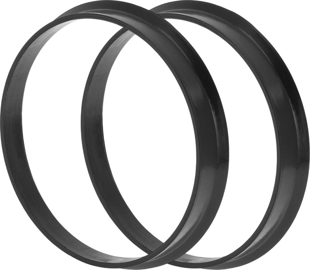 Auto Radnaben-Zentrierringe Räderzentrumswelle Stoßdämpfende Nabenringe aus strapazierfähigem Polycarbonat OD 74,1 mm bis ID 70,6 mm 2 Stück S...
