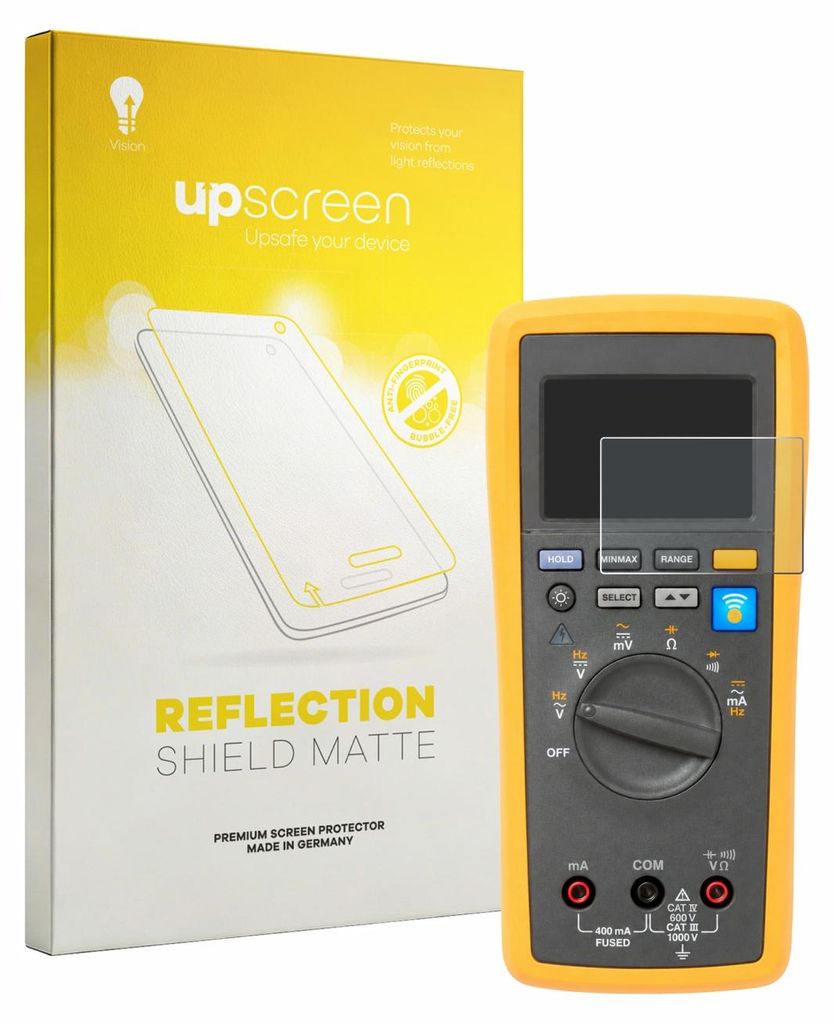 upscreen Schutzfolie für Fluke 3000 FC Displayschutz Displayschutzfolie Folie Matt Entspiegelungsfolie