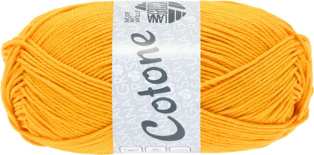Lana Grossa Cotone 092 Gelborange 50g Produktbild 