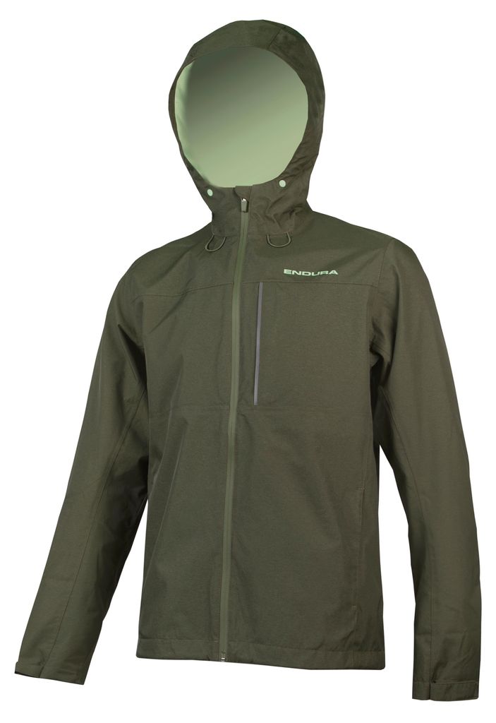 Endura Hummvee Wproof Hooded Jkt Bo Bottle Green