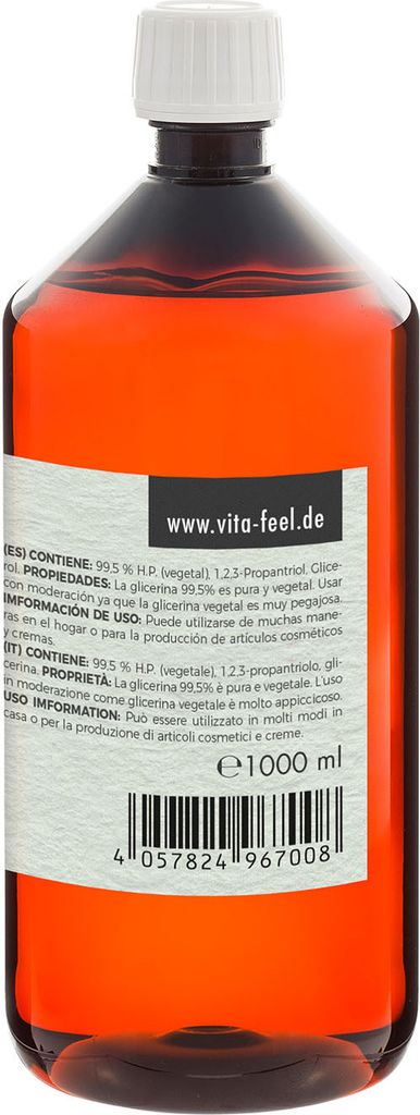 VitaFeel Glycerin 99,5% - 1000 ml | Perfekt für DIY Produktbild 2