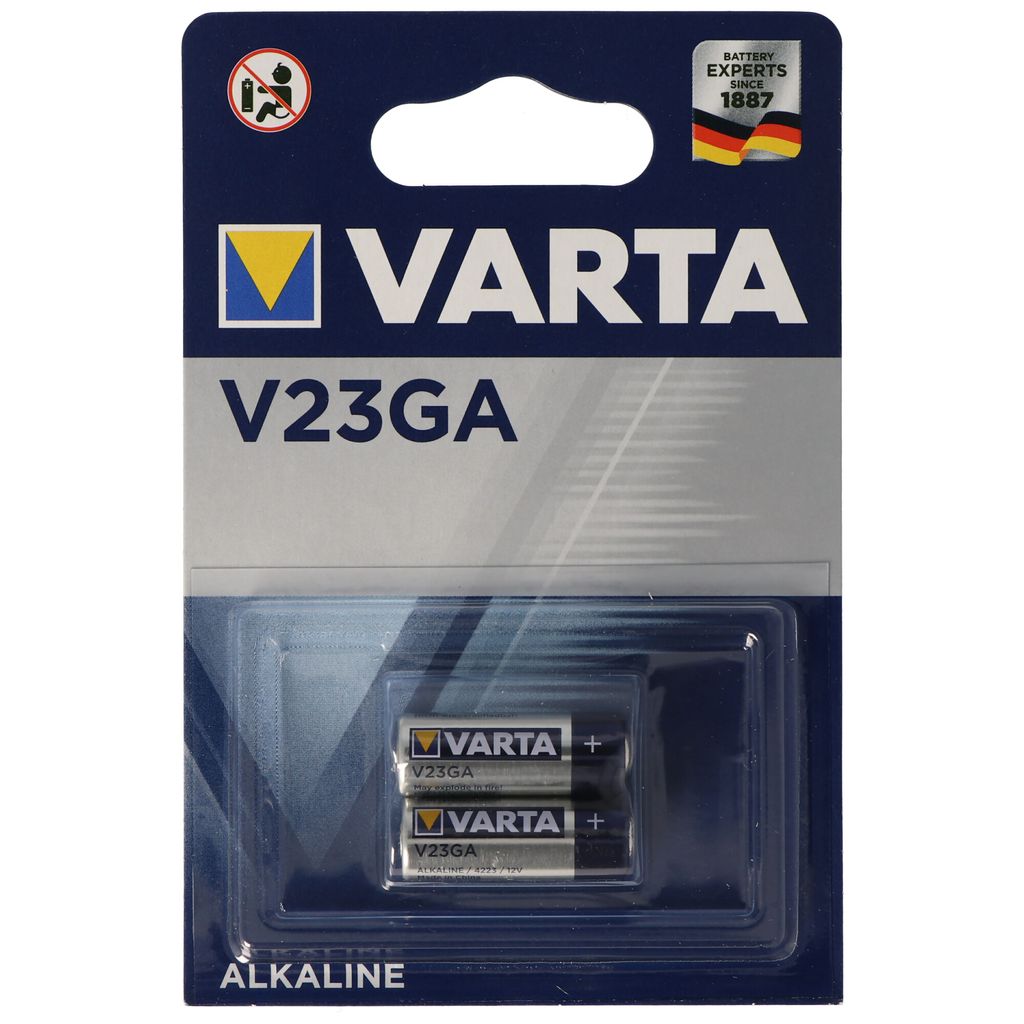 1x2 Varta electronic V 23 GA Alarm samochodowy 12V Zdjęcie produktu 