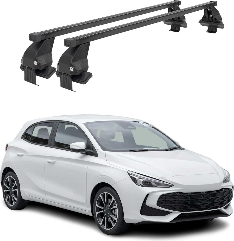 Portapacchi Menabo per MG MG3 2024-2025 acciaio nero 2 Immagine del prodotto 