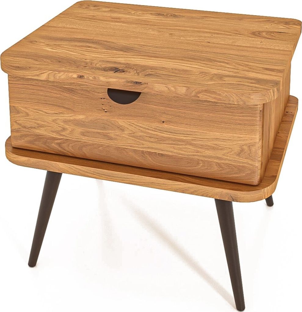 Nachtisch KULA aus Massivholz, Naturgeölt