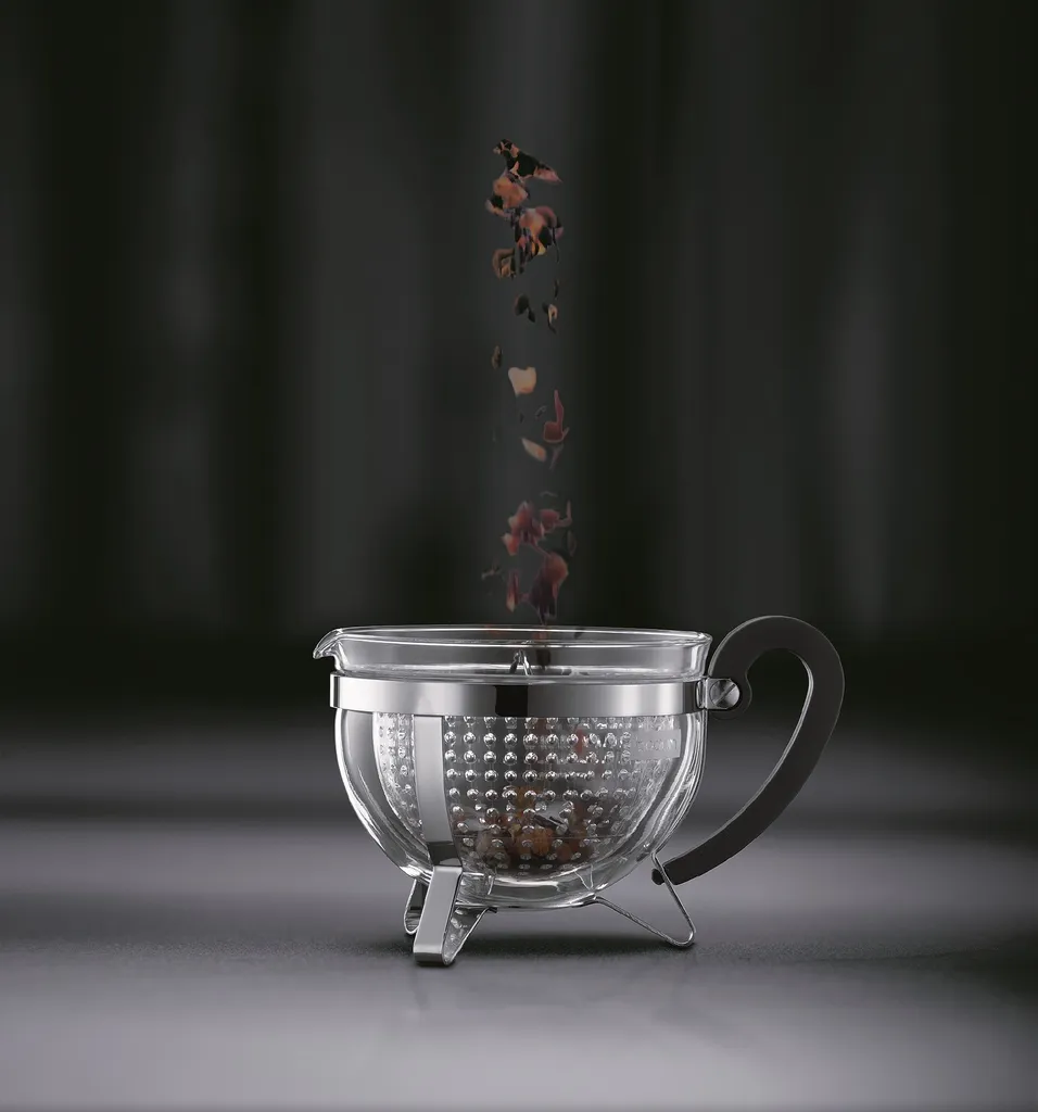 Théière Bodum 1,3L Noir pour Thé en Vrac - Idéal pour le Brunch et Goûter