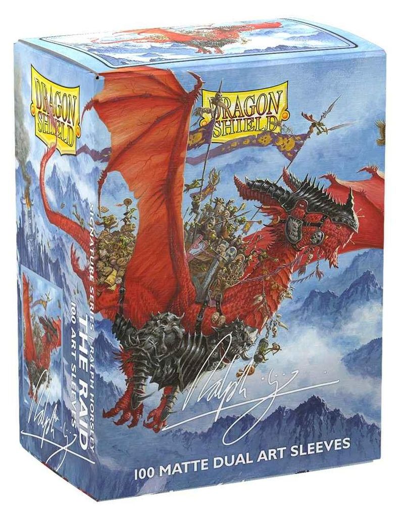 100 Dragon Shield Standard Dual Art Sleeves - The Raid