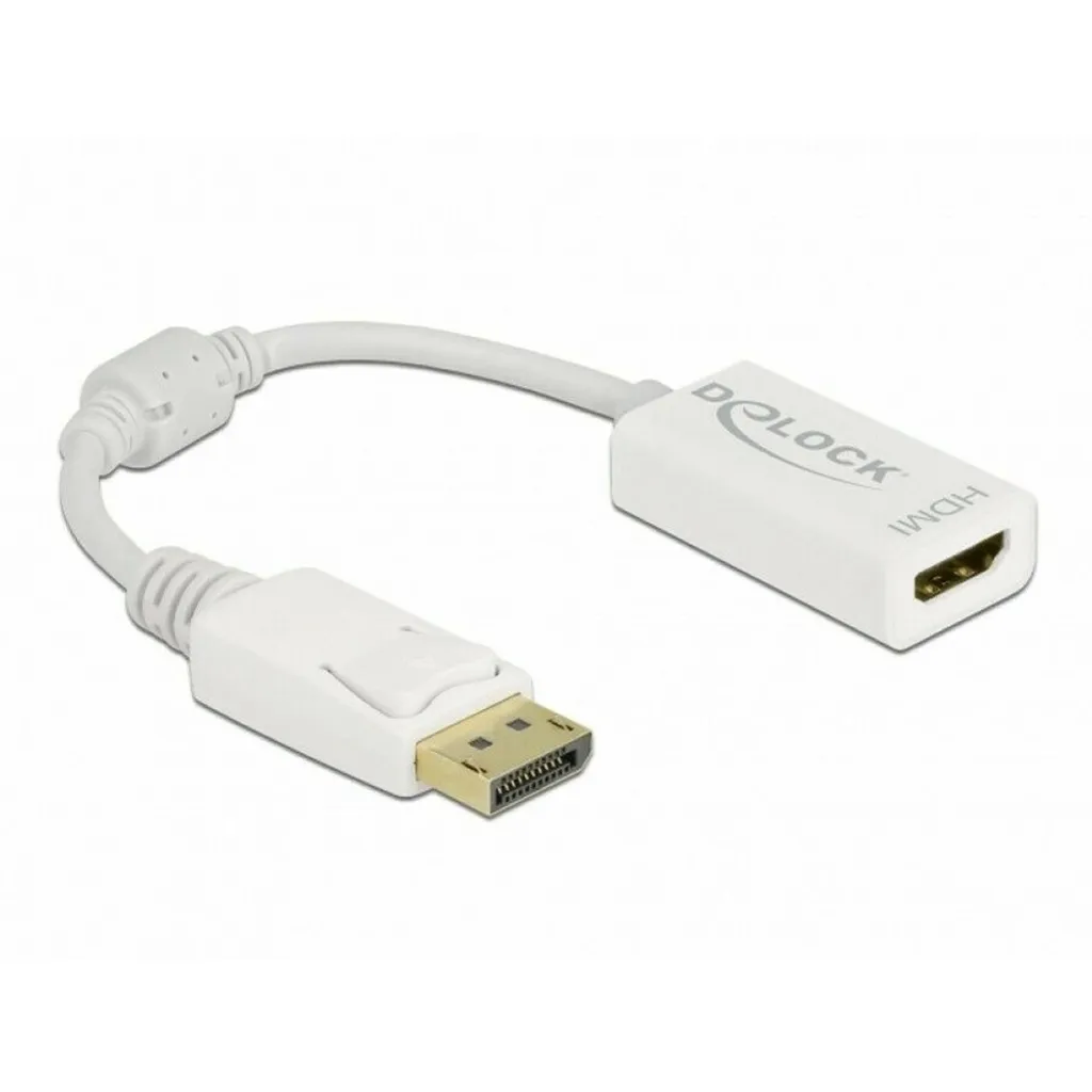 Adaptateur DisplayPort vers HDMI Passif Delock 61725 avec DP++ Full HD