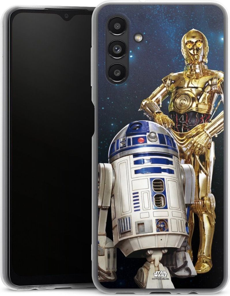 DeinDesign Slim Hülle für Samsung Galaxy A13 5G Silikon Case Ultra Dünn Handyhülle Star Wars Weltall R2D2