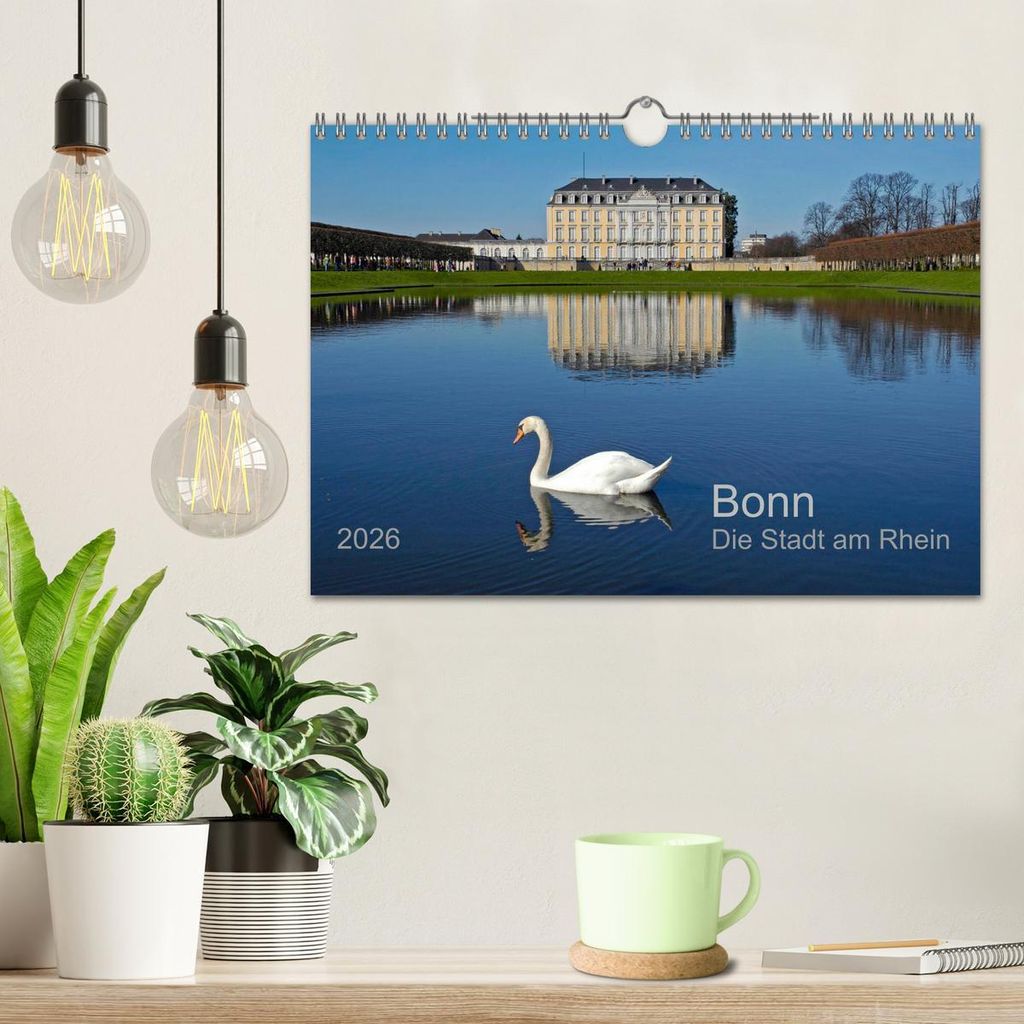 Bonn Die Stadt am Rhein (Wandkalender 2026 DIN A4 quer), CALVENDO Monatskalender