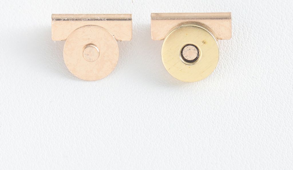 INF Magnetverschluss für Taschen (10 Stück) Gold