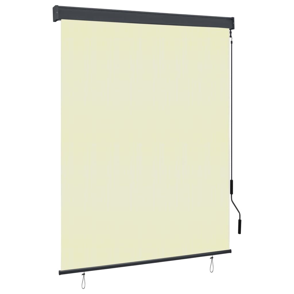 Maison Exclusive - Außenrollo 140x250 cm Creme