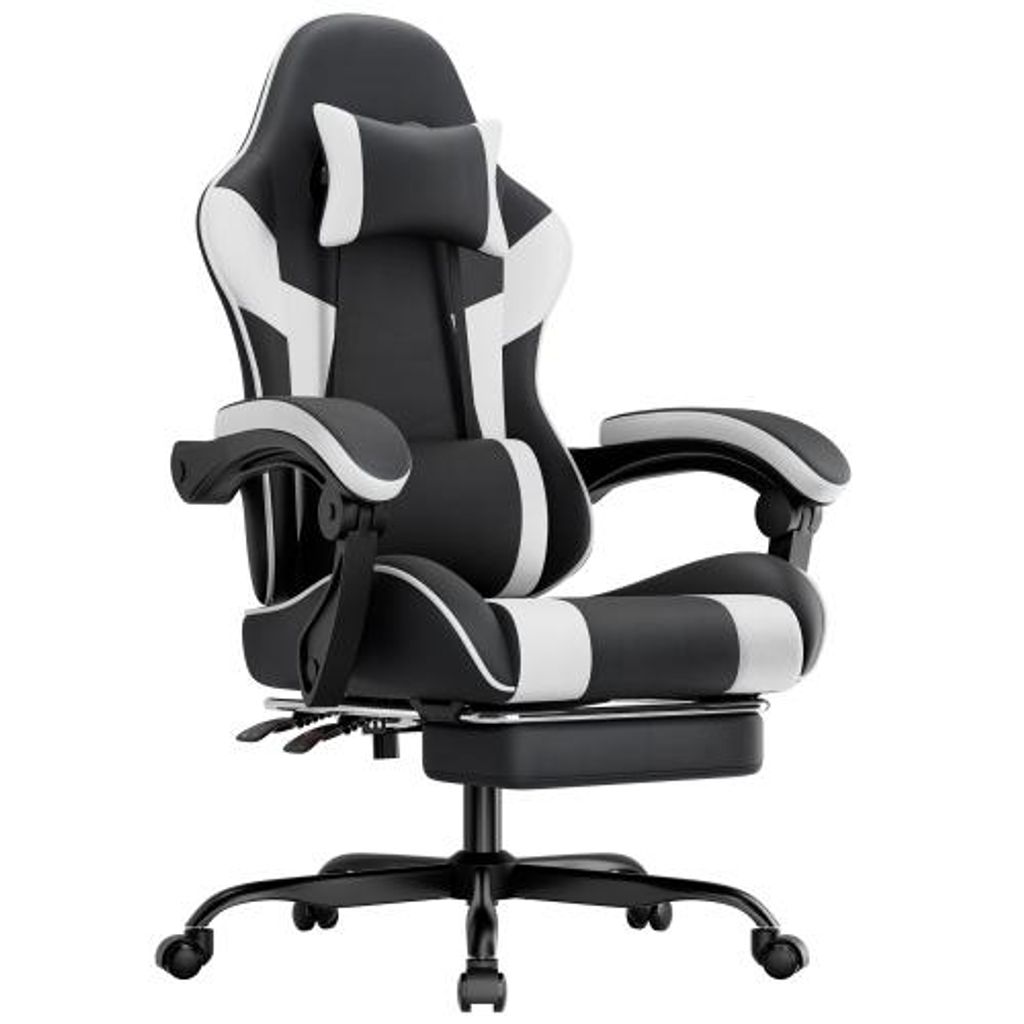Gaming Stuhl bis 200 kg belastbar, ergonomisch mit Produktbild 