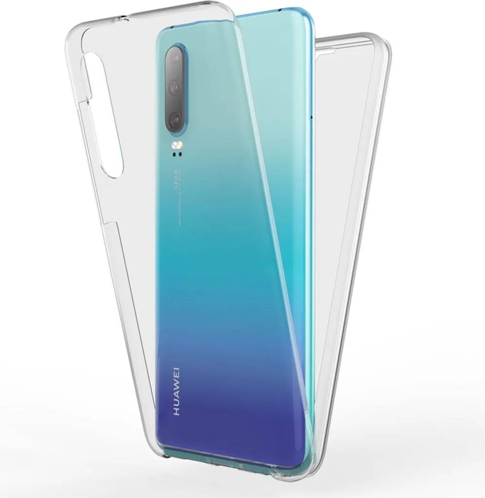 Custodia Jacyren Con Anello E Supporto Magnetico Per Huawei P30 – Cover TPU Ultrasottile Fucsia, Protezione 360° - 2